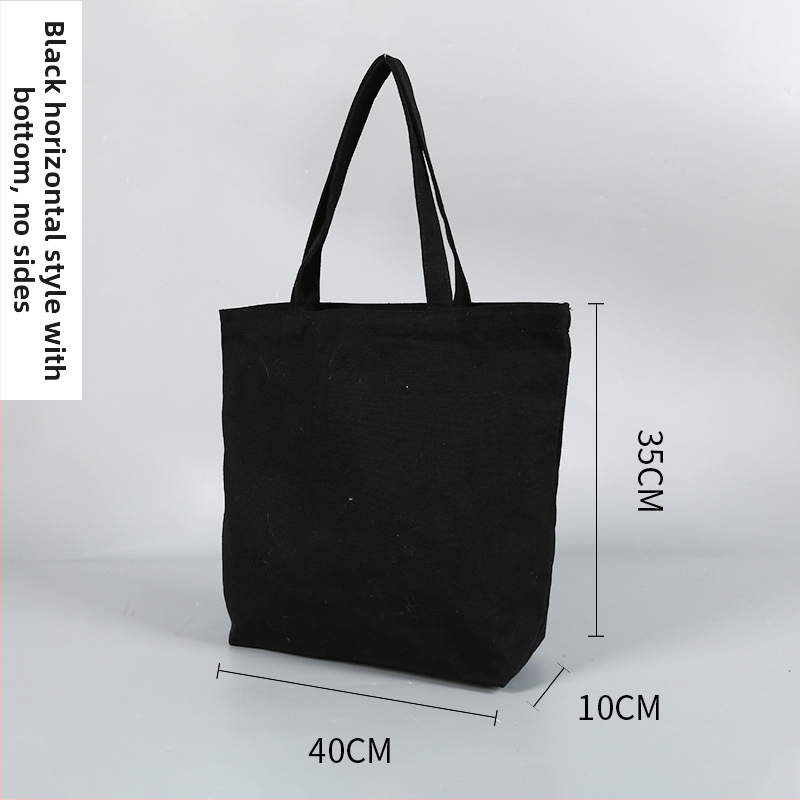 Τσάντα Tote από καμβά με προσωποποιημένο λογότυπο, μηχανική εκτύπωση, κάτω και πλευρές, γενική χρήση συσκευασίας