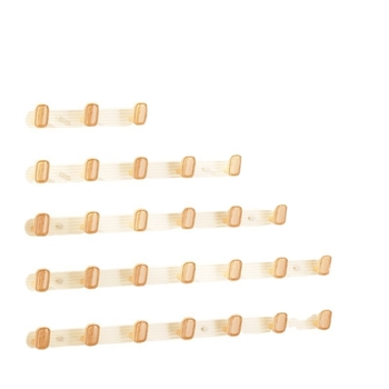 Wallte vješalica za odjeću od aluminijske legure, bez bušenja, višeredna, moderni minimalistički dizajn za hodnik, nosivost do 15 kg