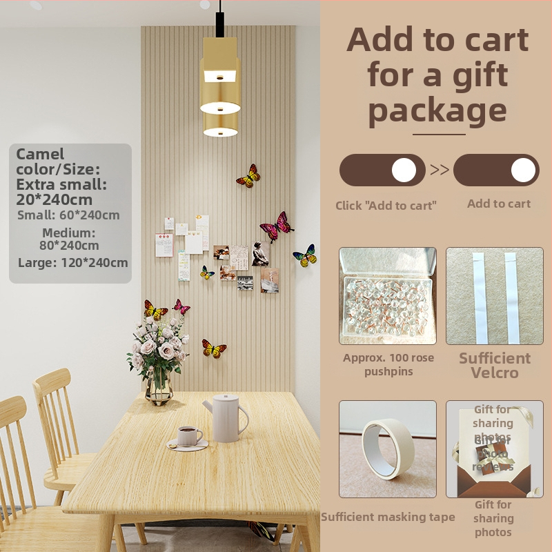 Minkštas sienos fono dangtis — poliesterio pluoštas, paprastos ir modernus stilius; erdvės: svetainė, miegamasis, studija, restoranas, įėjimas, komercinės patalpos