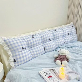 Miegamajam skirtas tatami stiliaus nugaros pagalvė (medvilnė; paprastas ir šiuolaikinis stilius; vientisas arba languotas raštas; smūgiams atsparus; nuimamas ir skalbiamas)