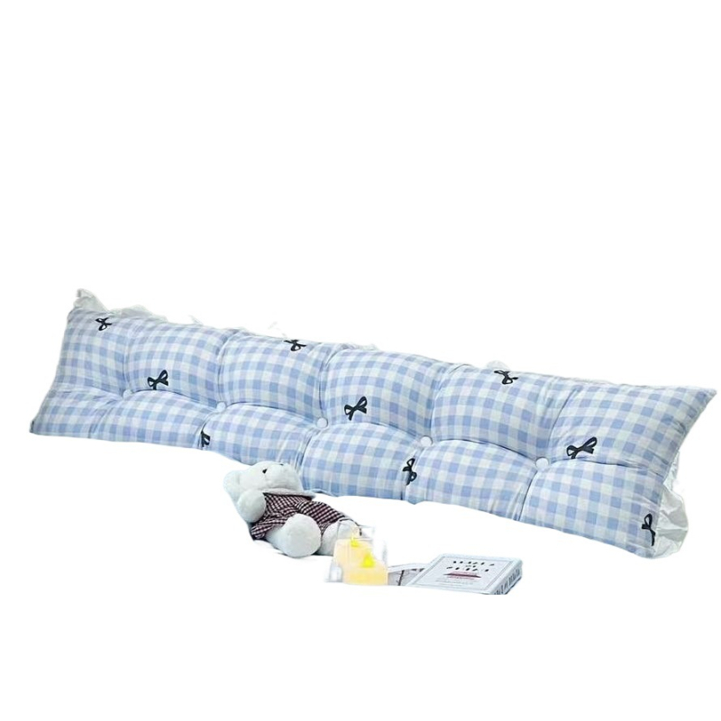 Miegamajam skirtas tatami stiliaus nugaros pagalvė (medvilnė; paprastas ir šiuolaikinis stilius; vientisas arba languotas raštas; smūgiams atsparus; nuimamas ir skalbiamas)