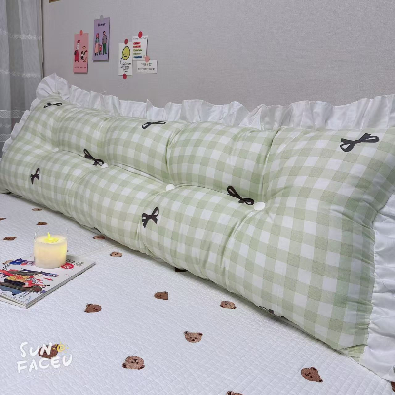 Miegamajam skirtas tatami stiliaus nugaros pagalvė (medvilnė; paprastas ir šiuolaikinis stilius; vientisas arba languotas raštas; smūgiams atsparus; nuimamas ir skalbiamas)