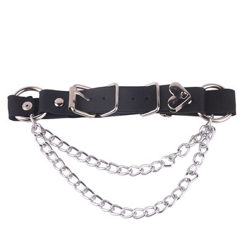 Гривна за глезен със сърце, корейски стил (Материал: пластмаса/смола; Тип: гривна за глезен; Дизайн: сърце; Опаковка: самостоятелна опаковка)