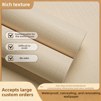 N-sarja mitte-kangasest tekstuuriga tapeedid – (mitte kleepuvad, lõhnatu, pestavad, seenevastased) elutoa seinale