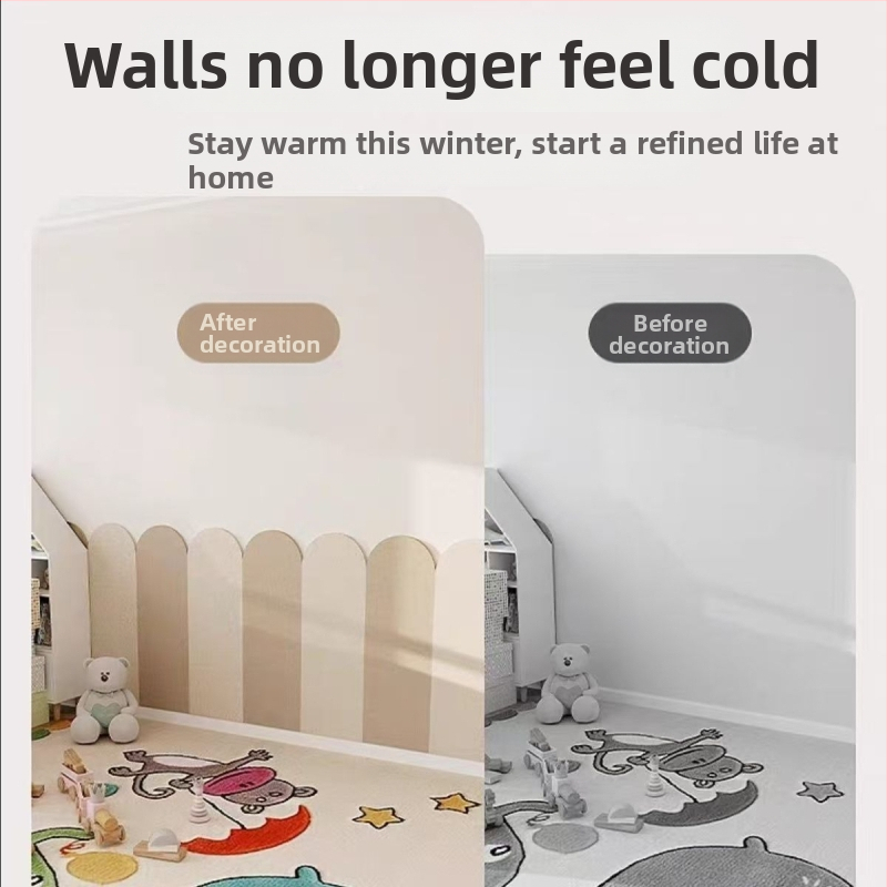 Morikage Detské samolepiace filcové panely na stenu - polyesterové vlákno, moderný minimalistický štýl, možnosť prispôsobenia