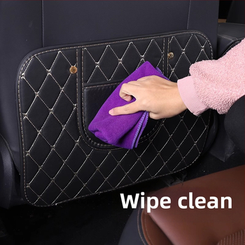 Meinan Autóhátsó ülés védő – Gyerekeknek szóló anti-ütés párna, szennyeződés- és kopás elleni védelem, tároló táska (Márka: Meinan; Anyag: Egyéb; Feldolgozás: Nem)