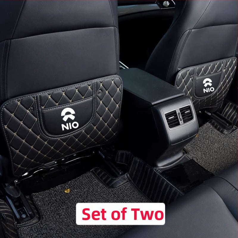 Meinan Autóhátsó ülés védő – Gyerekeknek szóló anti-ütés párna, szennyeződés- és kopás elleni védelem, tároló táska (Márka: Meinan; Anyag: Egyéb; Feldolgozás: Nem)