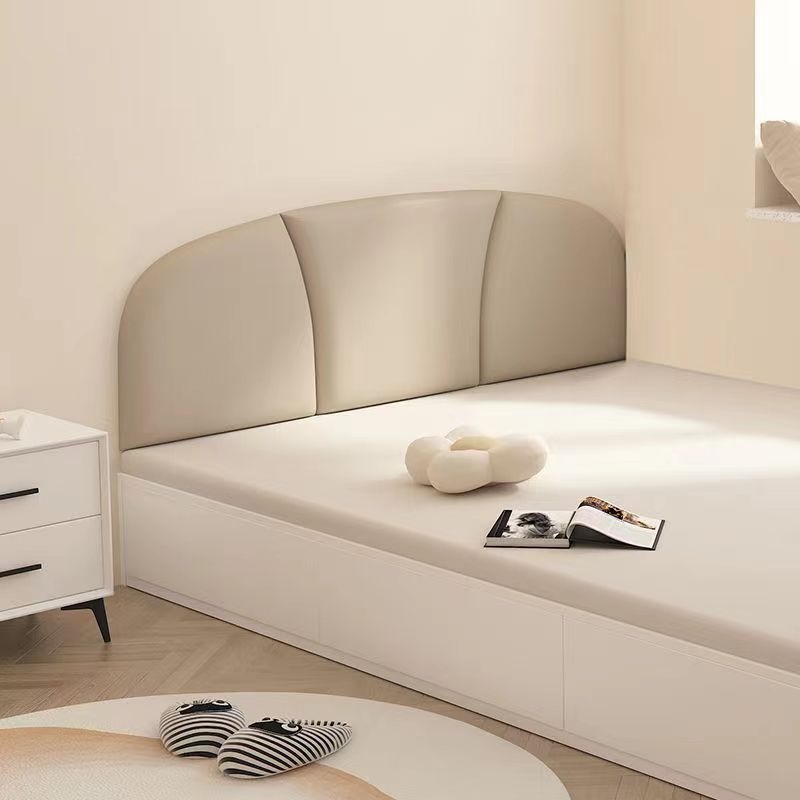 Προστατευτικό άκρου κρεβατιού με μαλακή επικάλυψη, ανθεκτικό σε γρατζουνιές, αυτοκόλλητες διακοσμητικές επιφάνειες κεφαλής κρεβατιού; απλός και μοντέρνος στυλ; μονοχρωματικό σχέδιο