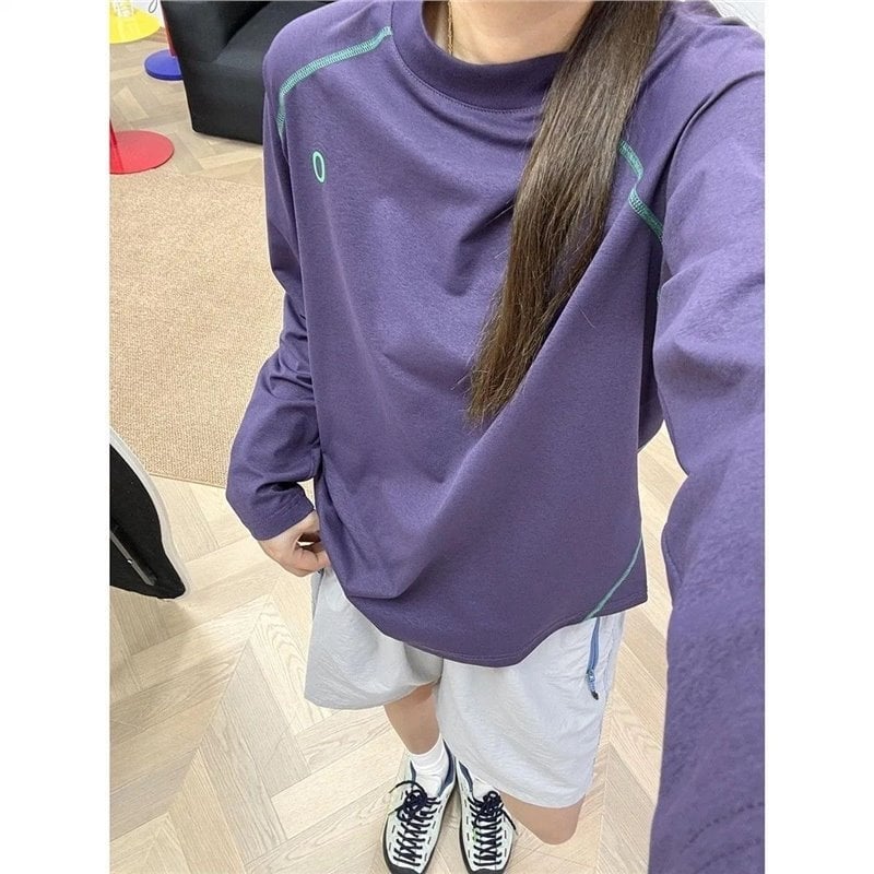 Tipu sportlik komplekt naistele — trükkimine ja värvimine, Solona kangas, kevad 2025 hooaeg, pikkade käistega