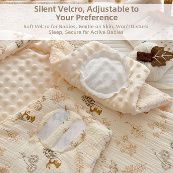 Spavaća vrećica za novorođenče, vanjski materijal od pamuka, poliester punilo, težina do 0,5 kg, proljeće i jesen