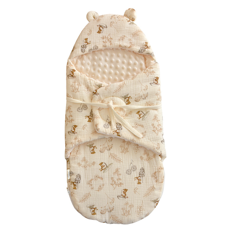 Spavaća vrećica za novorođenče, vanjski materijal od pamuka, poliester punilo, težina do 0,5 kg, proljeće i jesen