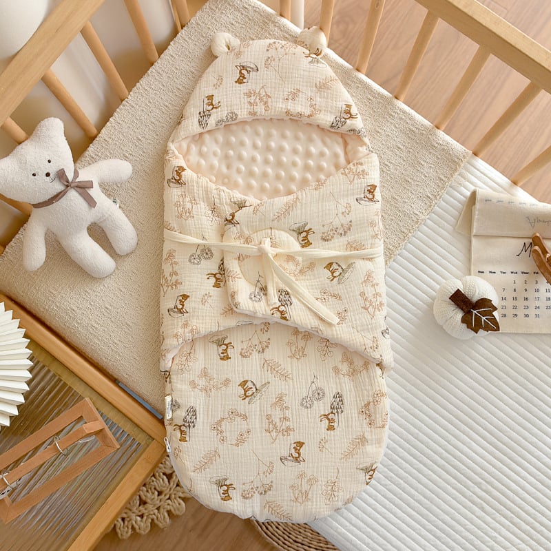 Spavaća vrećica za novorođenče, vanjski materijal od pamuka, poliester punilo, težina do 0,5 kg, proljeće i jesen