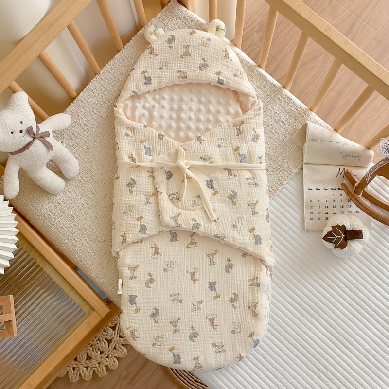 Spavaća vrećica za novorođenče, vanjski materijal od pamuka, poliester punilo, težina do 0,5 kg, proljeće i jesen