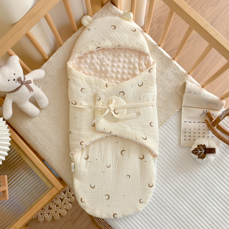 Spavaća vrećica za novorođenče, vanjski materijal od pamuka, poliester punilo, težina do 0,5 kg, proljeće i jesen