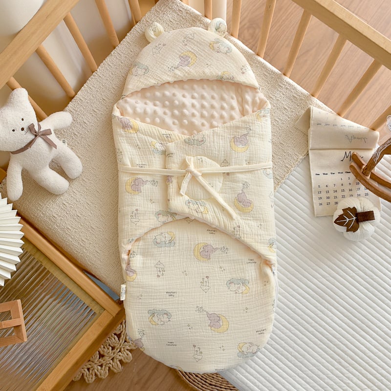 Spavaća vrećica za novorođenče, vanjski materijal od pamuka, poliester punilo, težina do 0,5 kg, proljeće i jesen