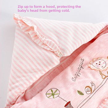 Beebi magamiskott 2-in-1, polüester-puuvillane materjal, soe sügisel ja talvel