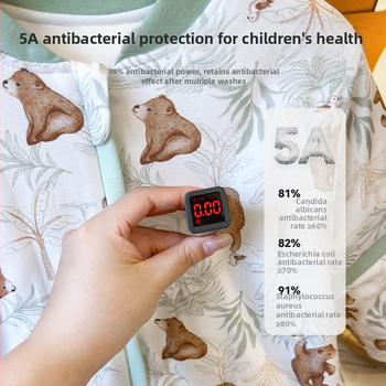 Bērnu gulēšanas somiņš ar konstanto temperatūru, kokvilnas audums (95%+), karikatūru raksts, noņemami piedurkņi, bieza dizains