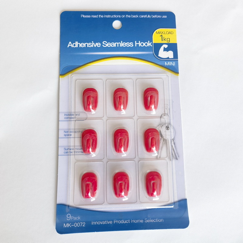 Meike ljepljivi kuka ABS, jedan kukA, moderni stil, nosivost 0–1 kg, 9 kom., izdanje Zima 2022.