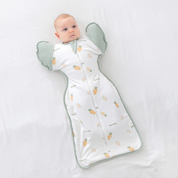 Guļammaiss zīdainim, kokona stila, kokvilnas audums ar zīda pildījumu, piemērots zīdaiņiem 0–1 gadu