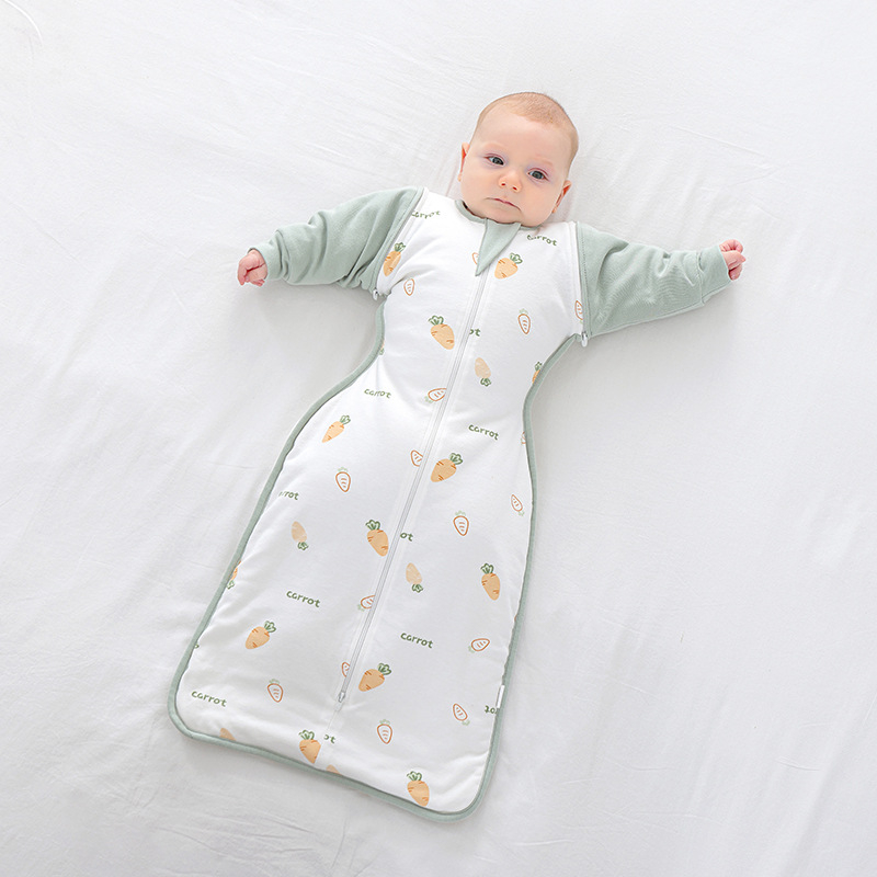 Guļammaiss zīdainim, kokona stila, kokvilnas audums ar zīda pildījumu, piemērots zīdaiņiem 0–1 gadu