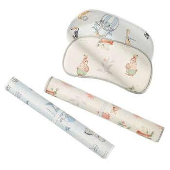 Bērnu mats gultiņai un bērnudārzam - Ice Silk vasaras mats, bambusa šķiedra, 0-1 gadi, pielāgojams, privātā zīme