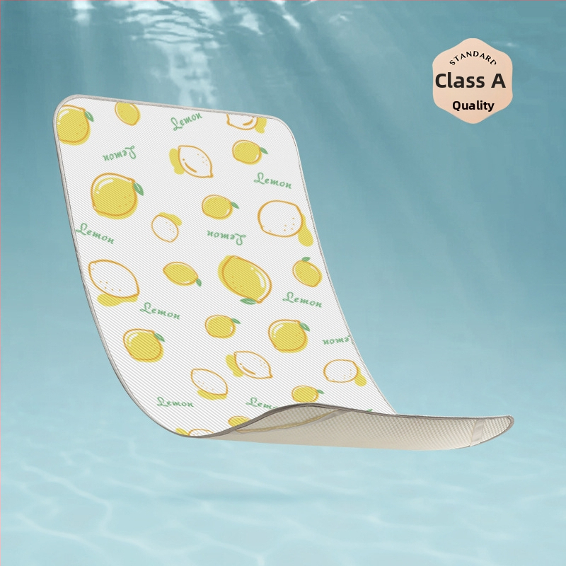 Bērnu mats gultiņai un bērnudārzam - Ice Silk vasaras mats, bambusa šķiedra, 0-1 gadi, pielāgojams, privātā zīme