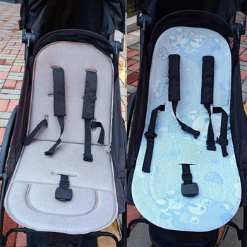 Ratiem sēdekļa spilvens - bambusa šķiedra, piemērots zīdaiņiem un bērniem, bambusu mats