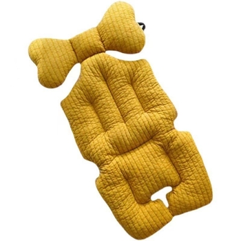 Zīdaiņa ratiem un ēdināšanas krēsla sēdekļa spilventiņš, elpojošs kokvilnas tīkla materiāls; piemērots 0–3 gadu vecumam; pielāgošanas iespēja