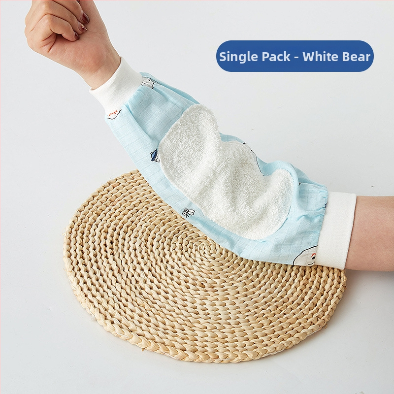 Zīdīšanas piedurkne — kokvilna, visu sezonu lietošanai, pieaugušajiem, neitrāla dzimuma, vienkāršs stils