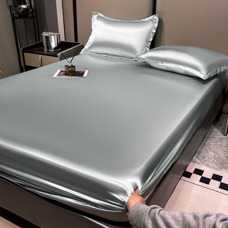 Ice Silk voodipesukomplekt, džakardkude, viskooskiud, kaasaegne minimalistlik stiil, masinpesu