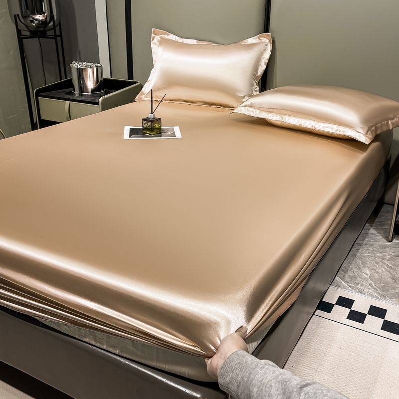 Ice Silk voodipesukomplekt, džakardkude, viskooskiud, kaasaegne minimalistlik stiil, masinpesu