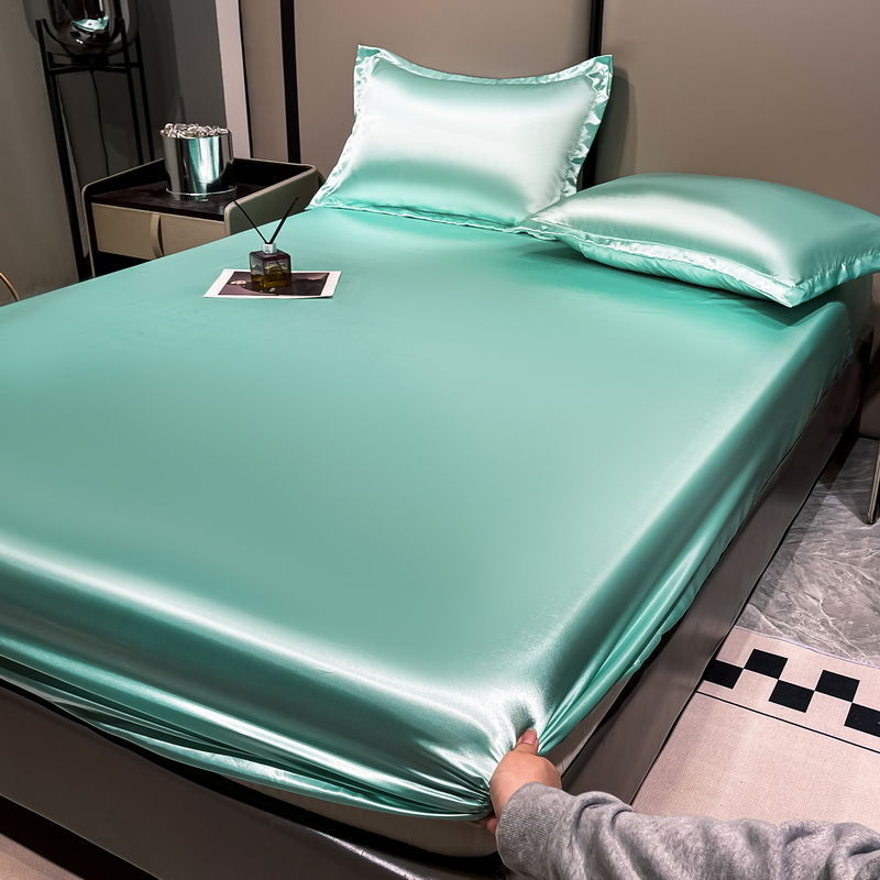 Ice Silk voodipesukomplekt, džakardkude, viskooskiud, kaasaegne minimalistlik stiil, masinpesu