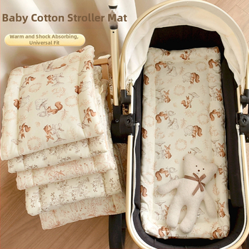 Ratiņu spilvens – 100% kokvilna, rudens–ziemas biezinājums, piemērots 0–2 gadus veciem