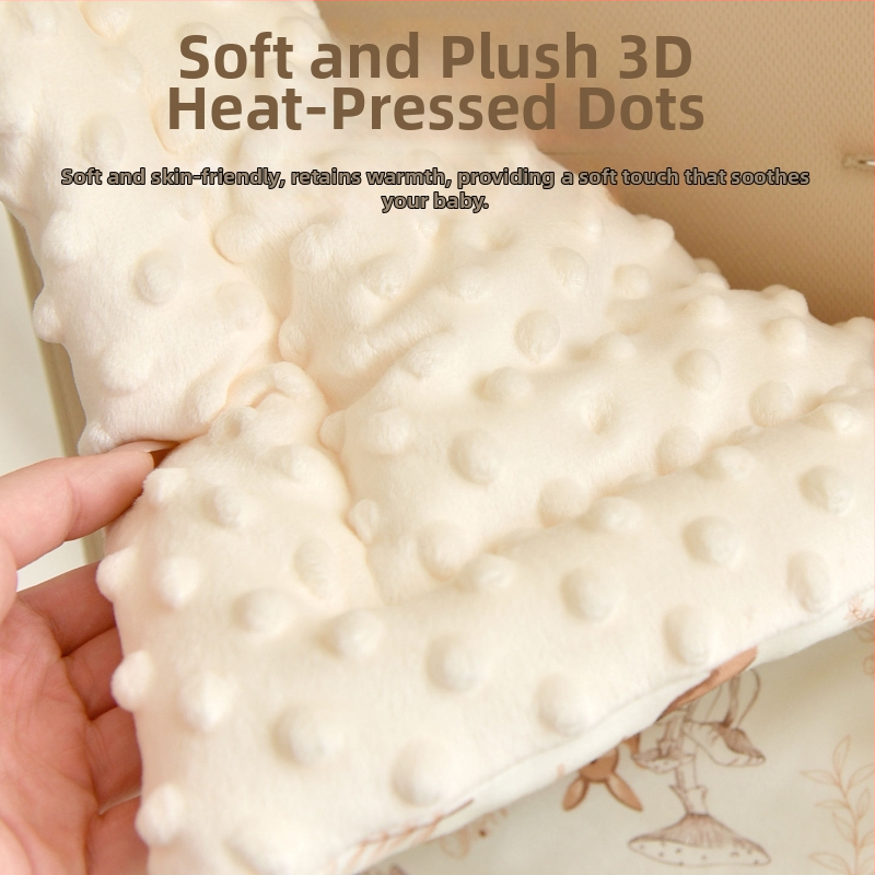 Ratiņu spilvens – 100% kokvilna, rudens–ziemas biezinājums, piemērots 0–2 gadus veciem