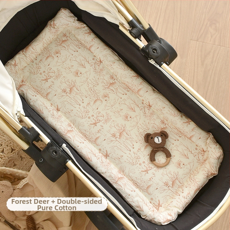 Ratiņu spilvens – 100% kokvilna, rudens–ziemas biezinājums, piemērots 0–2 gadus veciem