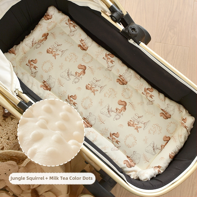 Ratiņu spilvens – 100% kokvilna, rudens–ziemas biezinājums, piemērots 0–2 gadus veciem