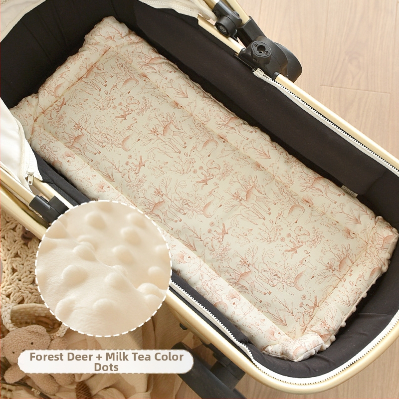 Ratiņu spilvens – 100% kokvilna, rudens–ziemas biezinājums, piemērots 0–2 gadus veciem