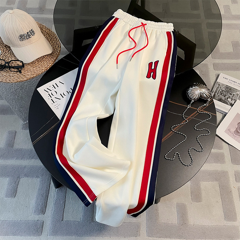 Ženski jesenski casual sportski set – zapadnjački stil, slim-fit, široke hlače, dva dijela, pamuk-poliester smjesa