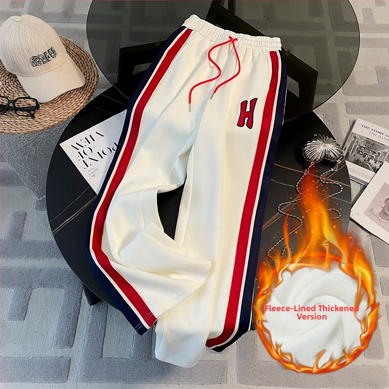 Ženski jesenski casual sportski set – zapadnjački stil, slim-fit, široke hlače, dva dijela, pamuk-poliester smjesa
