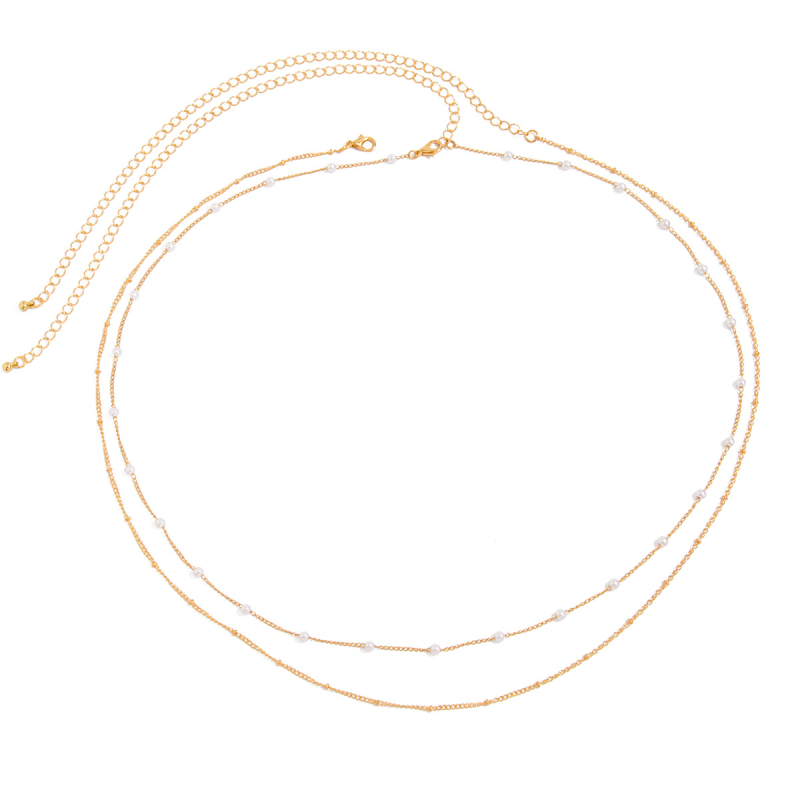 Vidukļa ķēde - metāls, daudzpusīgs stils, vairāki gredzeni, Shi xin (vidukļa ķēde; metāls; daudzpusīgs stils; vairāki gredzeni; Shi xin)