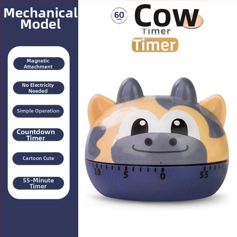 Laste taimerkell – karikatuurne disain hammasrattaga, Elektroniline liikumine, Numbriline ekraan, Automaatne mehaaniline toide