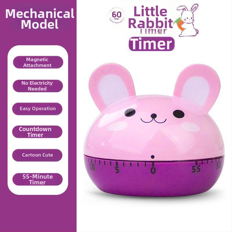 Laste taimerkell – karikatuurne disain hammasrattaga, Elektroniline liikumine, Numbriline ekraan, Automaatne mehaaniline toide