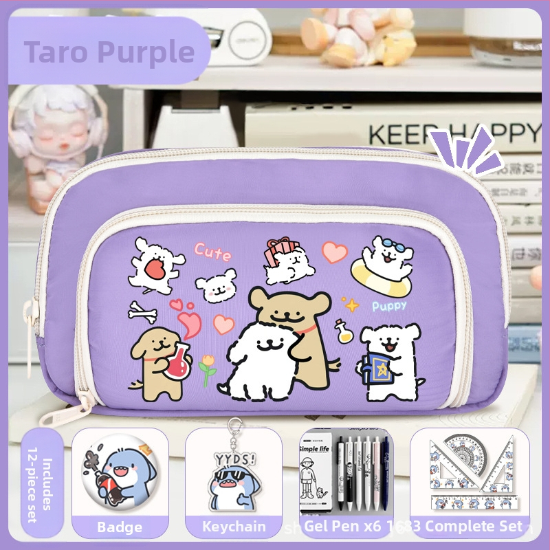 Rašiklių dėklas mokiniams - Nothing • audinys • unisex • mados tendencija • animacijos raštas