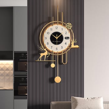 Ceas de perete, design modern minimalist, mișcare lină a secundelor, carcasă metalică, sticlă cu strat, cadran laminat din hârtie