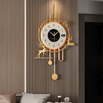 Ceas de perete, design modern minimalist, mișcare lină a secundelor, carcasă metalică, sticlă cu strat, cadran laminat din hârtie