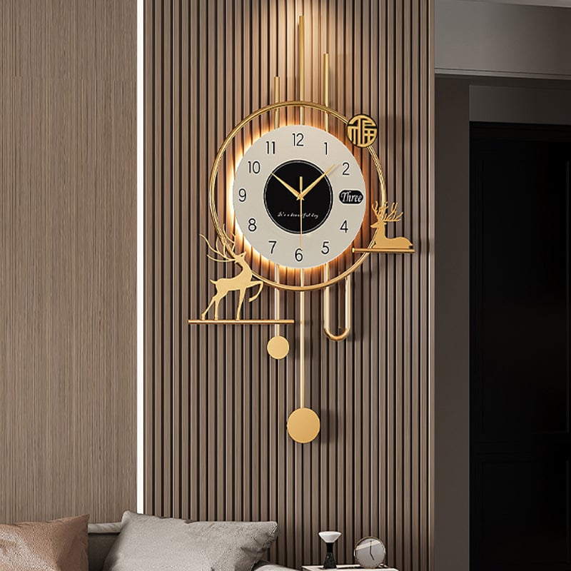 Ceas de perete, design modern minimalist, mișcare lină a secundelor, carcasă metalică, sticlă cu strat, cadran laminat din hârtie