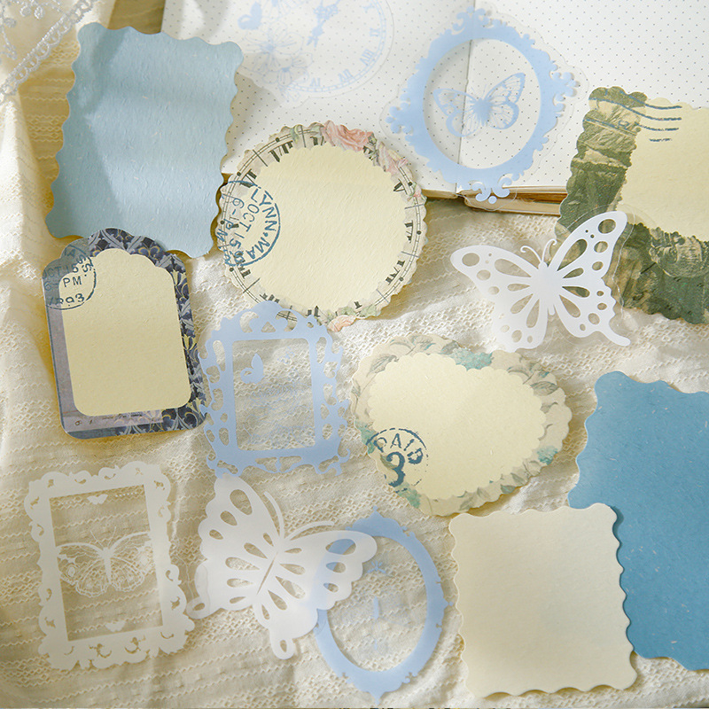 Dienasgrāmatas papīra komplekts ar retro pamatu un dekoratīvām uzlīmēm | Zīmols: Dyeing; Materiāls: Papīrs; Amats: Drukāšana; Svars: 42 g somā; Kaste: 800 gab.