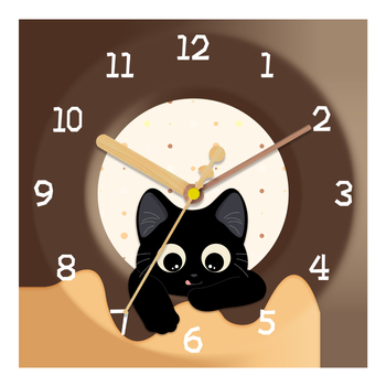 Seinakell koos vaikse liikumisega, termomeetri ja perpetuaalse kalenderiga, näidustused numbrite ja LED-iga.