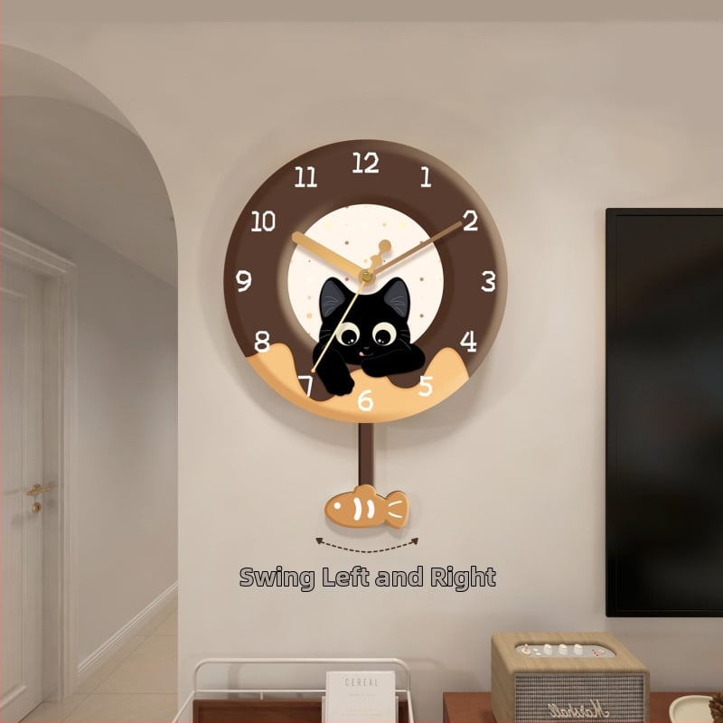 Seinakell koos vaikse liikumisega, termomeetri ja perpetuaalse kalenderiga, näidustused numbrite ja LED-iga.