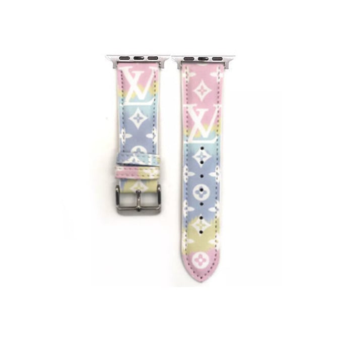 Apple Watch каишка от изкуствена кожа — закопчалка с пин, тегло 30 г, съвместима с Apple Watch, пусната през 2023 г. (Изкуствена кожа; закопчалка с пин; 30 г; съвместимост: Apple Watch; 2023)